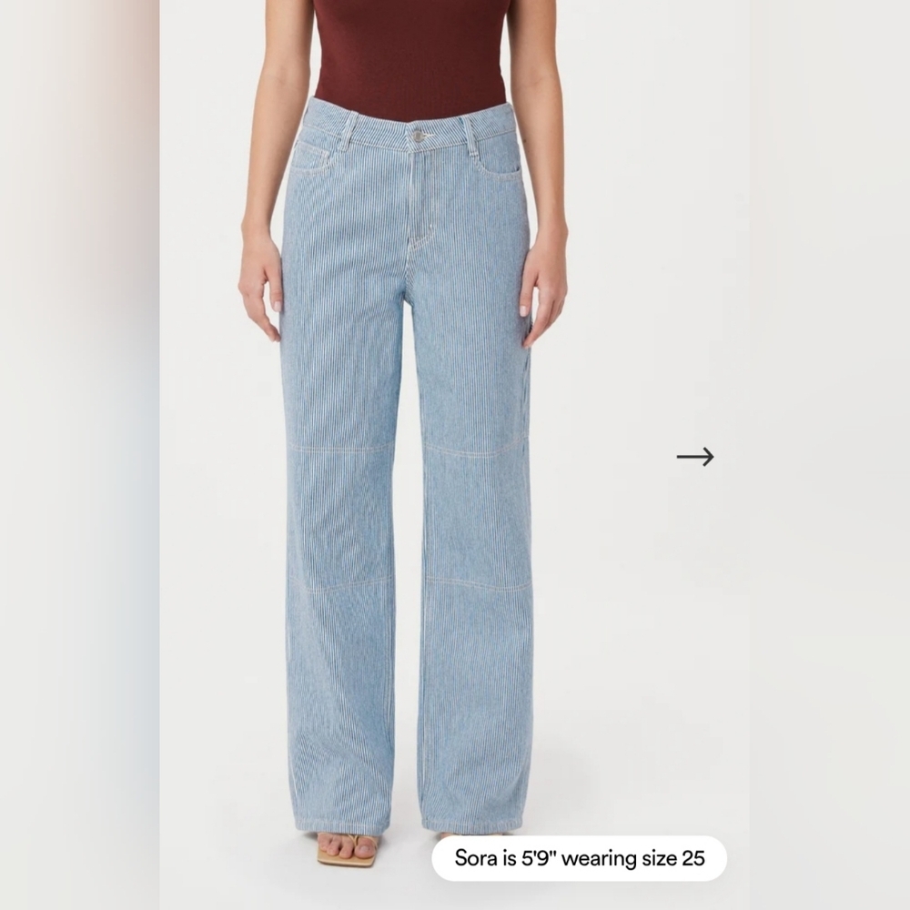 Frank and Oak The Courtney Carpenter Loose Jean in Cobalt Size 27